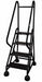 D5266 Rolling Ladder Hndrl Platfm 36 In H