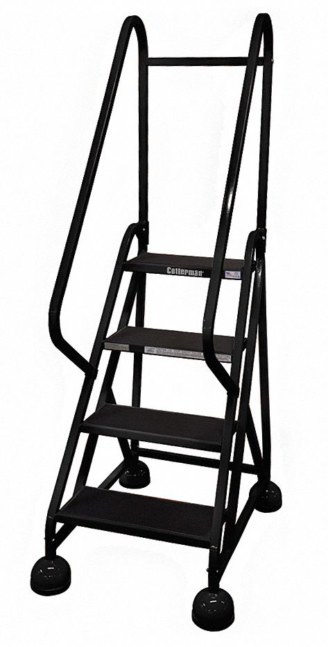 D5266 Rolling Ladder Hndrl Platfm 36 In H