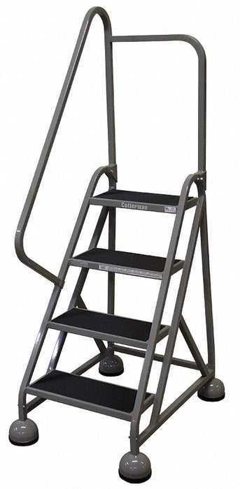 D5272 Rolling Ladder Hndrl Platfm 36 In H