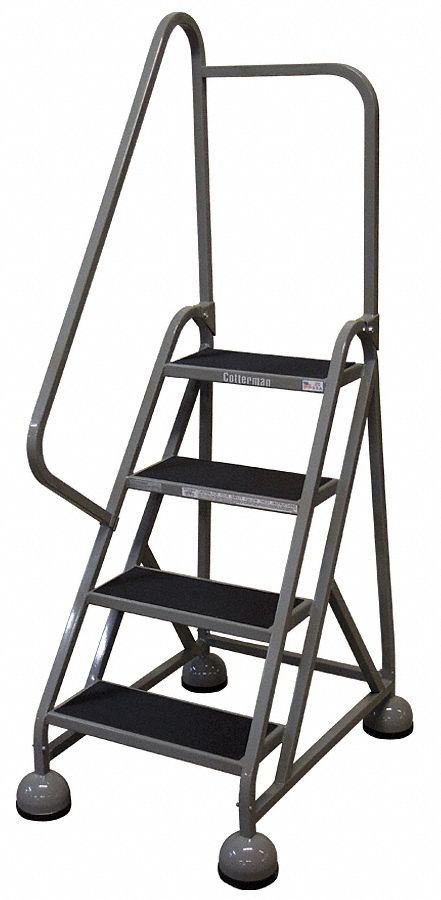 D5272 Rolling Ladder Hndrl Platfm 36 In H