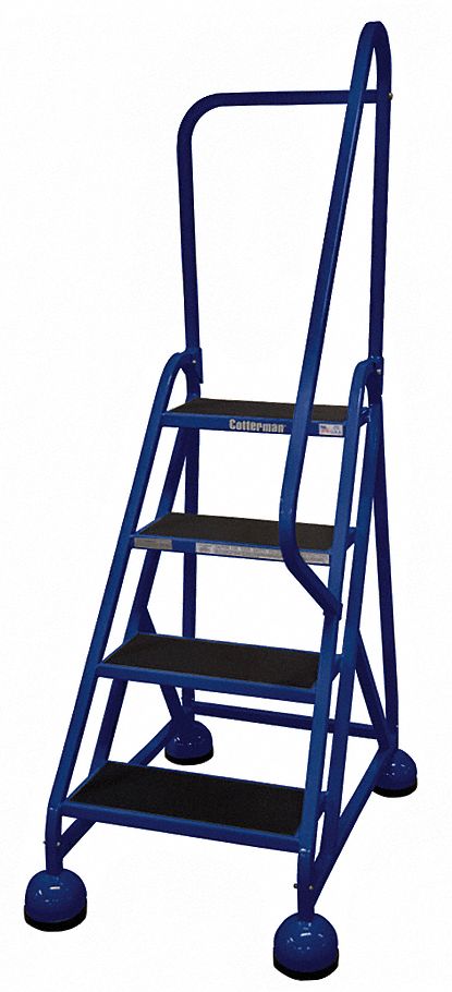 Rolling Ladder Hndrl Platfm 36 In H