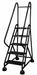 D5267 Rolling Ladder Hndrl Platfm 45 In H