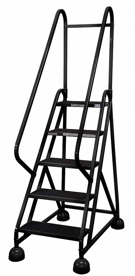 D5267 Rolling Ladder Hndrl Platfm 45 In H