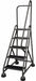 D5277 Rolling Ladder Hndrl Platfm 45 In H