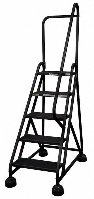 D5277 Rolling Ladder Hndrl Platfm 45 In H