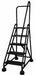 D5277 Rolling Ladder Hndrl Platfm 45 In H