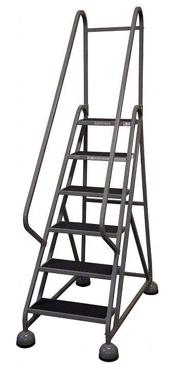 D5268 Rolling Ladder Hndrl Platfm 54 In H