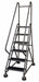 Rolling Ladder Hndrl Platfm 54 In H