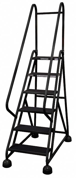 D5268 Rolling Ladder Hndrl Platfm 54 In H