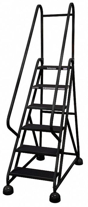 Rolling Ladder Hndrl Platfm 54 In H