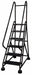 Rolling Ladder Hndrl Platfm 54 In H