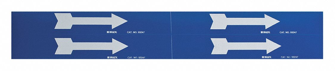 D3383 Pipe Marker (Arrow) 1 1/8in H 7in W