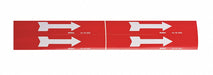 D3383 Pipe Marker (Arrow) 1 1/8in H 7in W