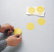 Floor Tape Yellow 5 inx5 in Circle PK500