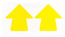Floor Tape Yellow 2 inx2 in Arrow PK100
