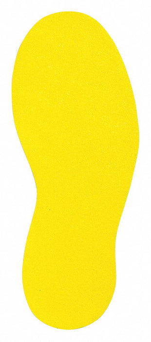 Floor Marking Tape Right Foot Yellow