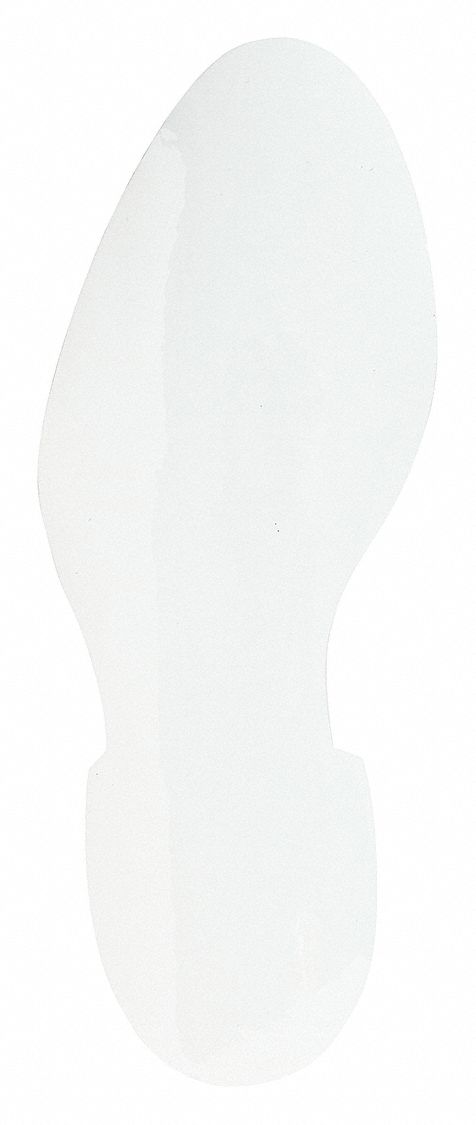 Floor Tape White 3 1/2 inx12 in Foot
