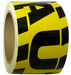 Floor Tape Black/Yellow 3 inx60 ft Roll