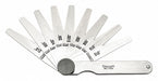 Tapered Feeler Gauge Set Dim Type Inch