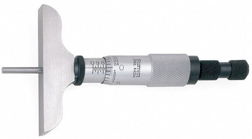 Depth Micrometer 0-3 In 2-1/2 Base 3 Rod