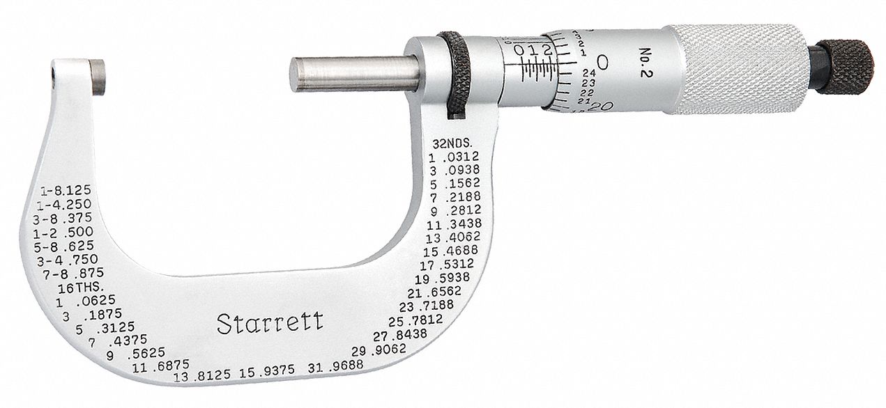 Outside Micrometer Mech 1 to 2 In 0.001
