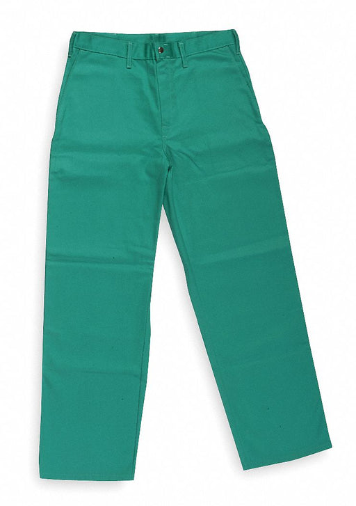 FR Treated Cotton Pants Green 50 Waist