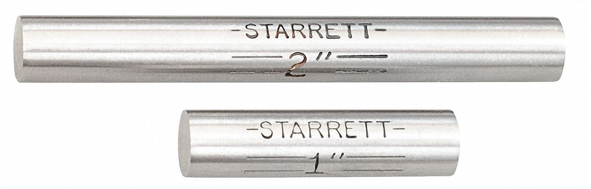 End Measuring Rod Set 1/4 In Dia 2 Pcs