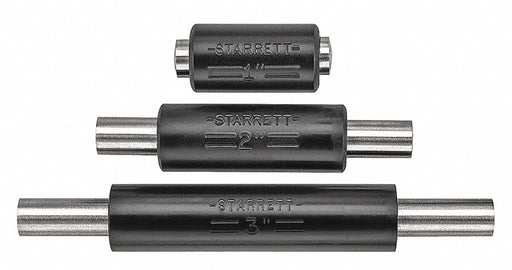 End Measuring Rod Set 1/4 In Dia 3 Pcs