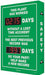 Electronic Scoreboard 28in x 20in Green