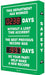Electronic Scoreboard 28in x 20in Green