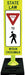TrafficSignwithBase 42inx20in Poly