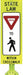 TrafficSignwithBase 42inx13in Poly