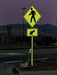 Sign Post Reflector Green 6 ft H