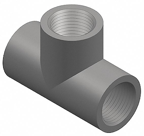 PVC Tee 3/4 in NPT 3/4 in NPT