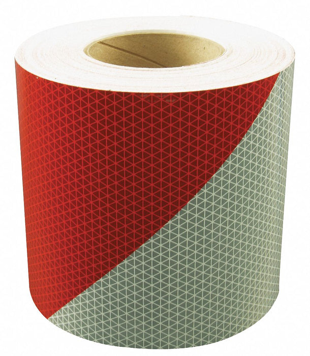 Reflective Tape 3 in W Red/White