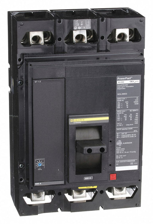 Circuit Breaker 800A 3P 600VAC MG