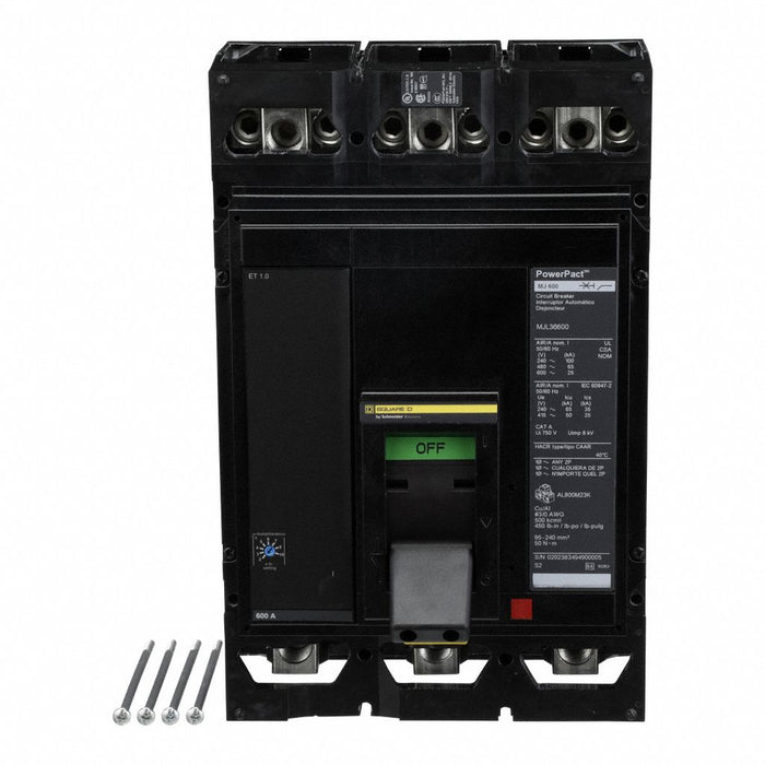 Circuit Breaker 600A 3P 600VAC MJ
