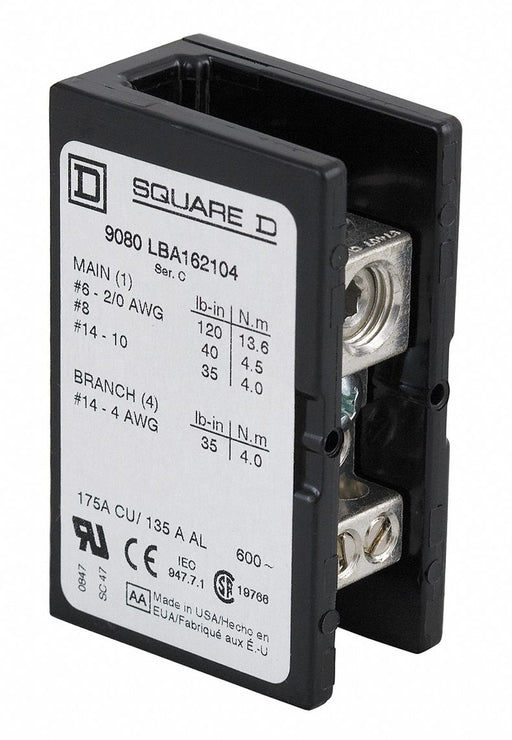 PowerDistributionBlock 175A 600V 1Poles