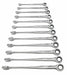 Ratcheting Wrench Set Metric 12 pt 12pcs