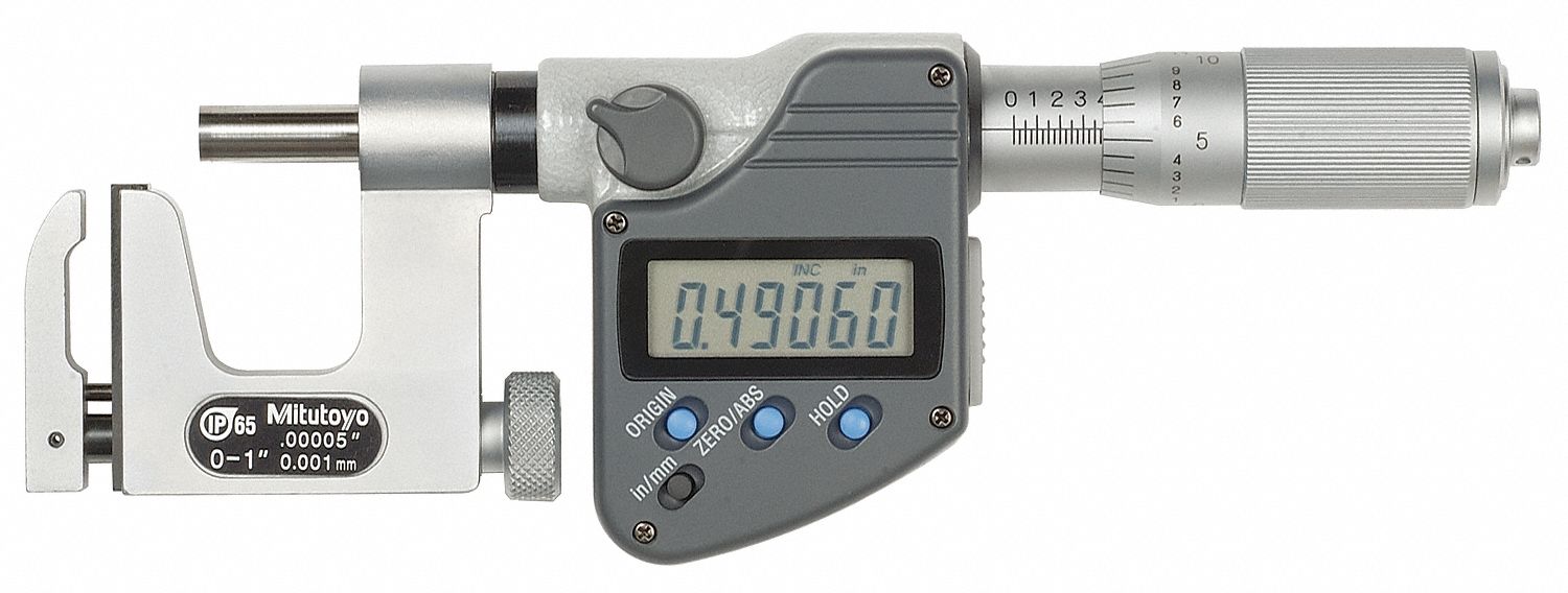 Digital Micrometer Uni-Mike 1 In SPC