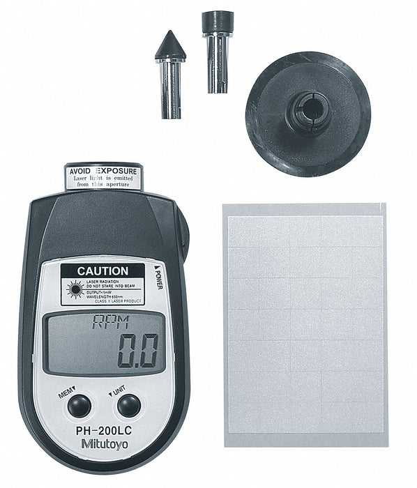 Tachometer +/-0.006% RPM Acc LCD
