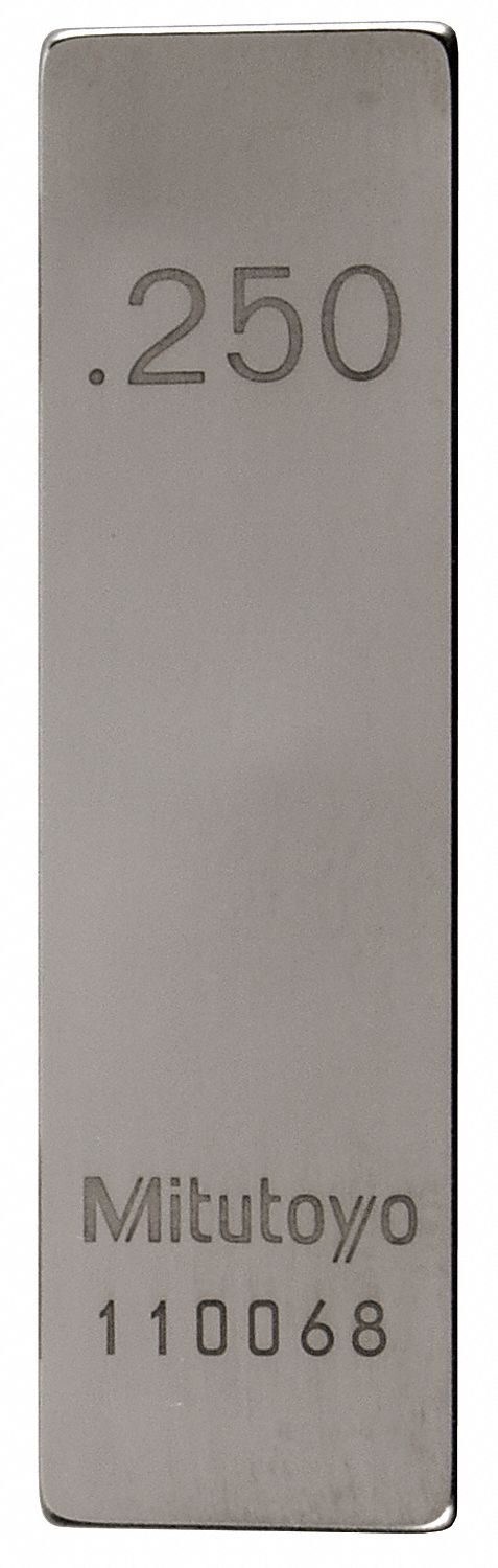 Gage Block Rect Steel 0.250 In ASME 0