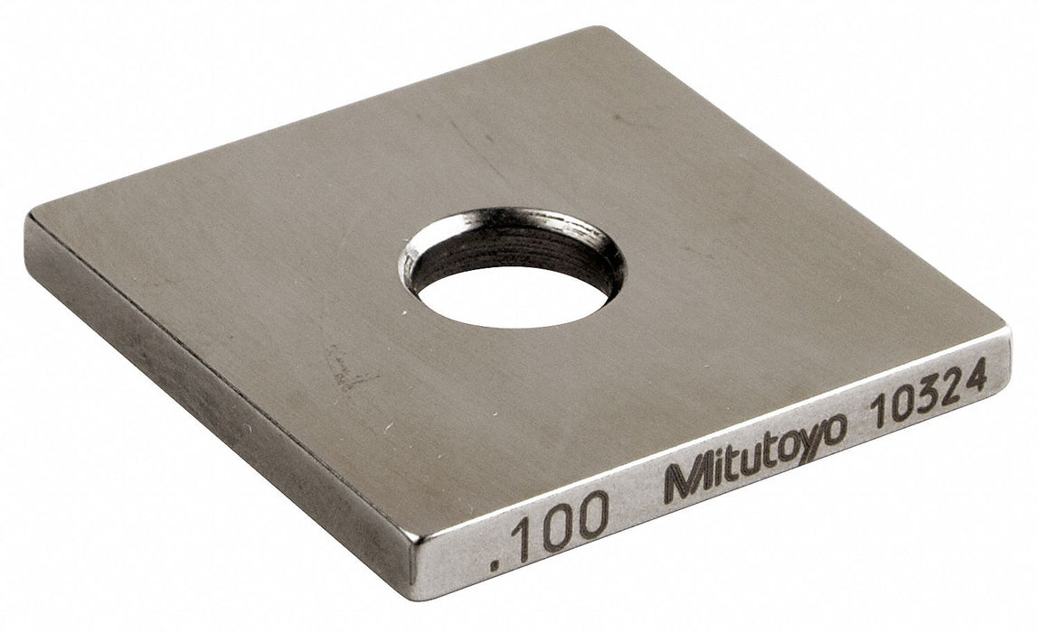 Gage Block Square Steel 0.100 In ASME 0