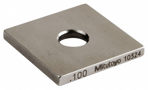 Gage Block Square Steel 0.100 In ASME 0