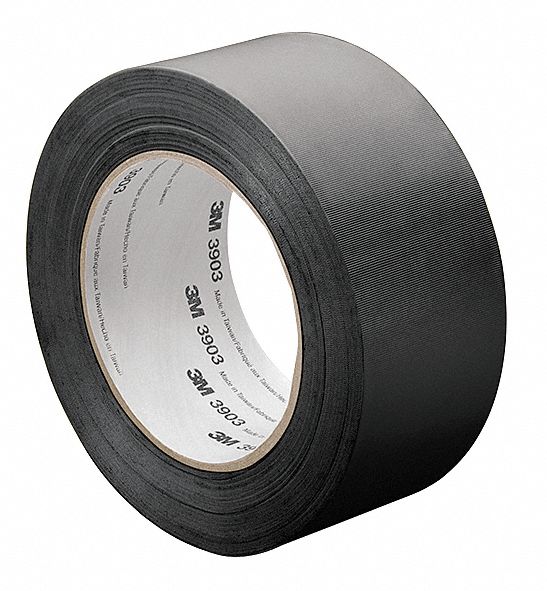 Duct Tape Black 50 yd L 4 in W