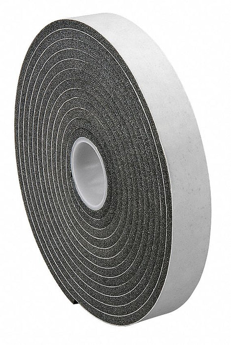 Foam Tape Black 5 yd L 3/4 in W