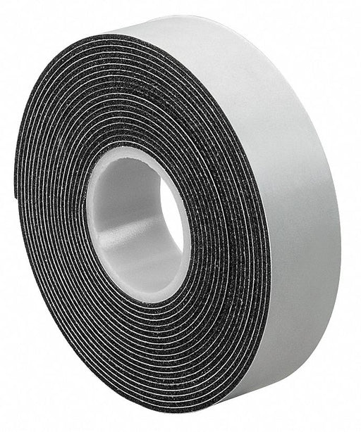 Foam Tape Black 5 yd L 1 in W