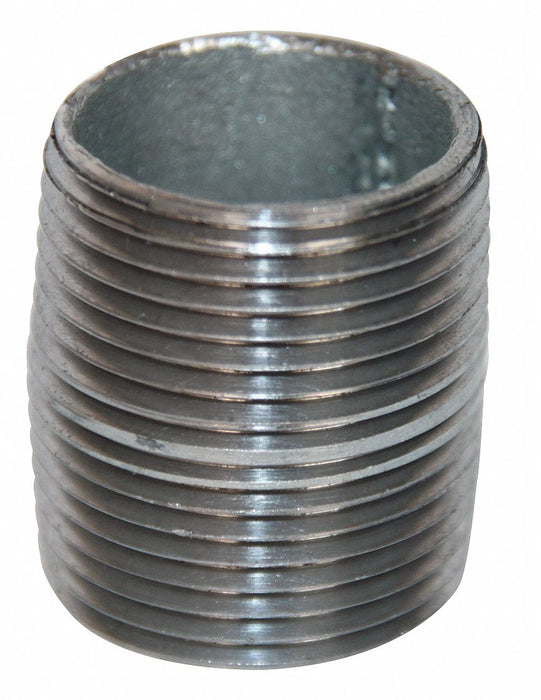 Nipple 1/4 . Close Galv Welded Steel
