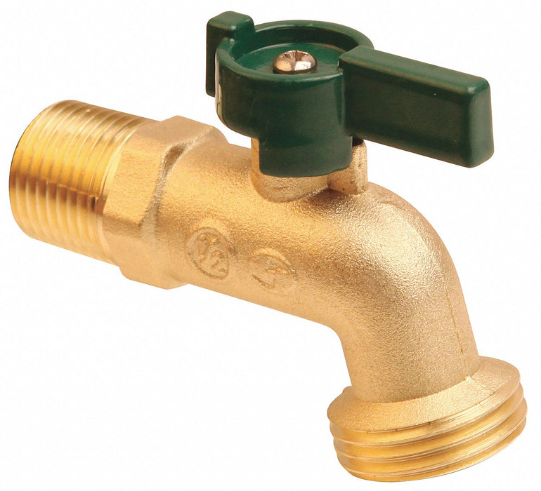 Hose Bibb Quarter Turn 3/4In Brass