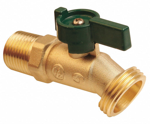 Hose Bibb Quarter Turn 1/2In Brass